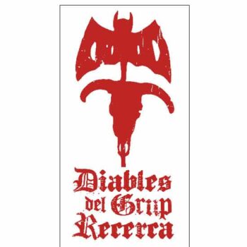 Enxangina Ceptrot Diables i Tabalers Grup Recerca de les Borges Blanques 2015 (vermella)