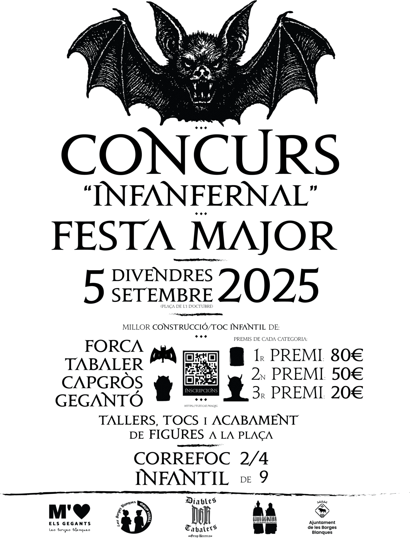 Cartell Infanfernal les Borges Blanques